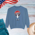 Lux Comfort Unisex Garment-Dyed Sweatshirt - Color-Blast Fleece - DipaliZ