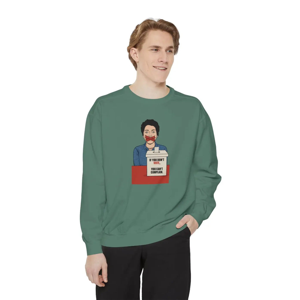 Luxurious Garment-Dyed Sweatshirt - Relaxed Fit Ring-Spun Cotton - DipaliZ