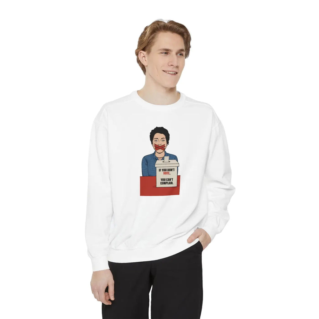 Luxurious Garment-Dyed Sweatshirt - Relaxed Fit Ring-Spun Cotton - DipaliZ