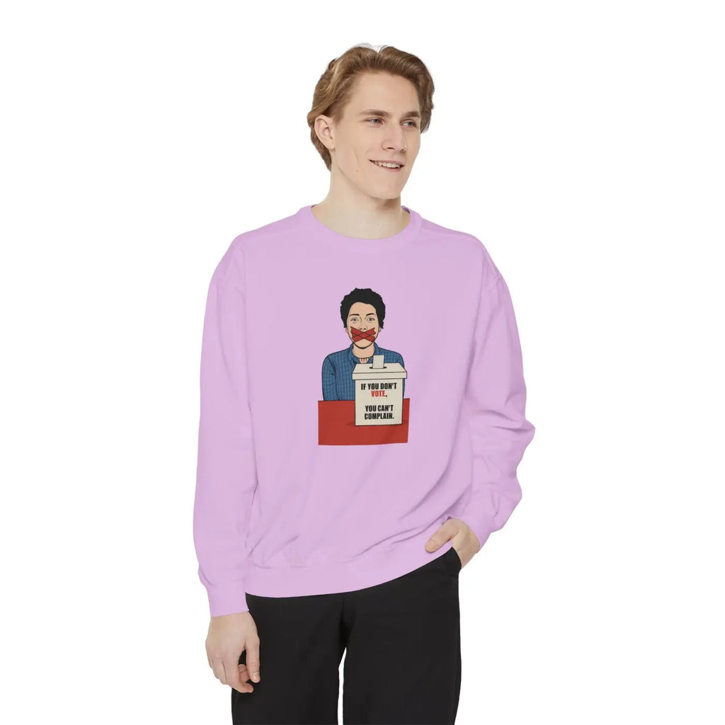 Luxurious Garment-Dyed Sweatshirt - Relaxed Fit Ring-Spun Cotton - DipaliZ