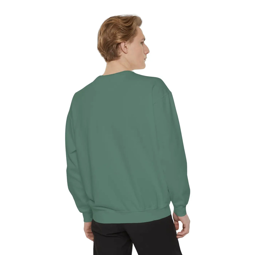 Luxurious Garment-Dyed Sweatshirt - Relaxed Fit Ring-Spun Cotton - DipaliZ