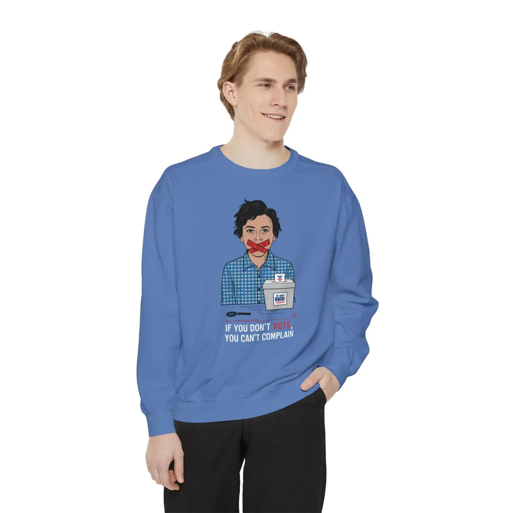 Vote and Complain Color-Blast Sweatshirt - Bold Statement - DipaliZ