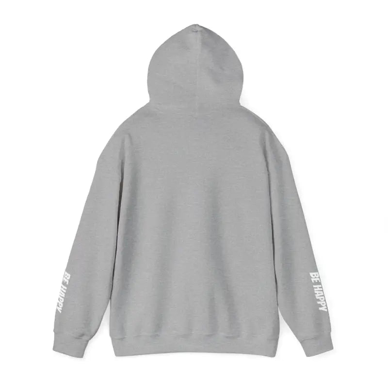 Happy Hooded Sweatshirt - Velvet Comfort Unisex Heavy - DipaliZ