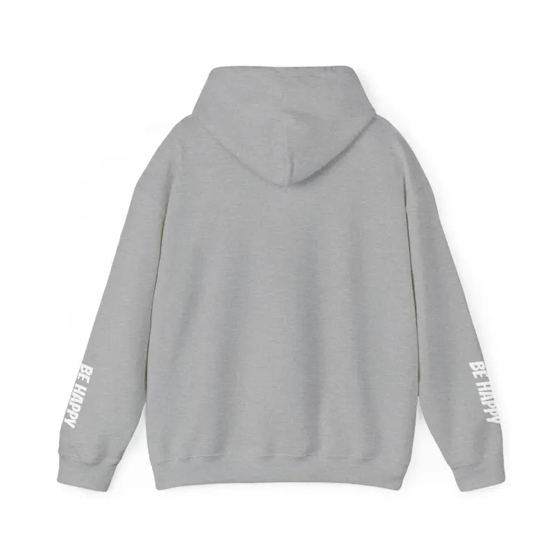 Happy Hooded Sweatshirt - Velvet Comfort Unisex Heavy - DipaliZ