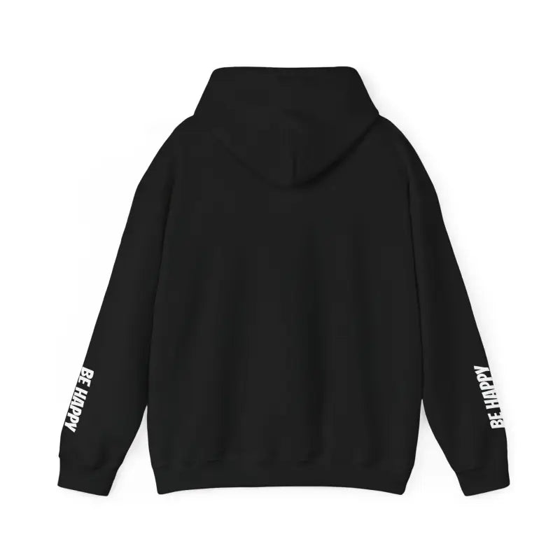 Happy Hooded Sweatshirt - Velvet Comfort Unisex Heavy - DipaliZ