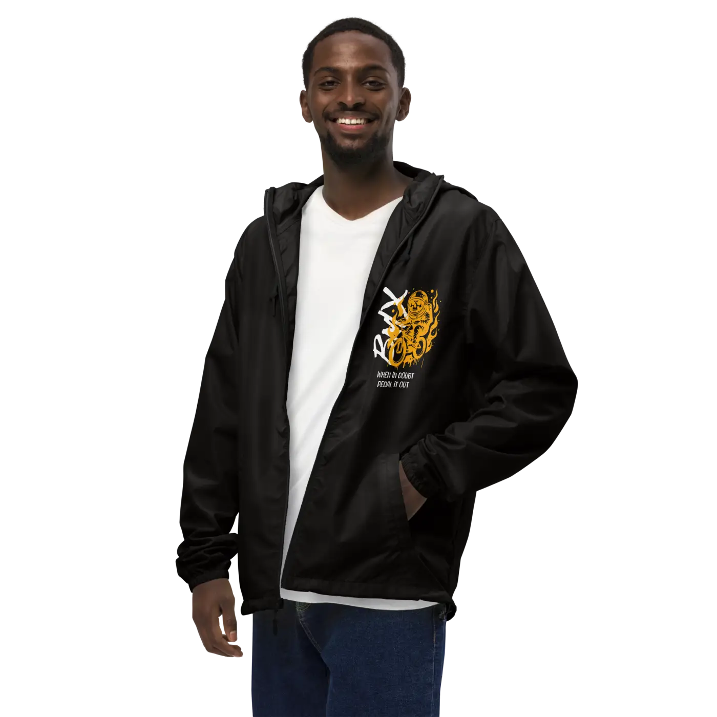 Lightweight Zip Windbreaker - Unisex Outdoor Adventure - DipaliZ