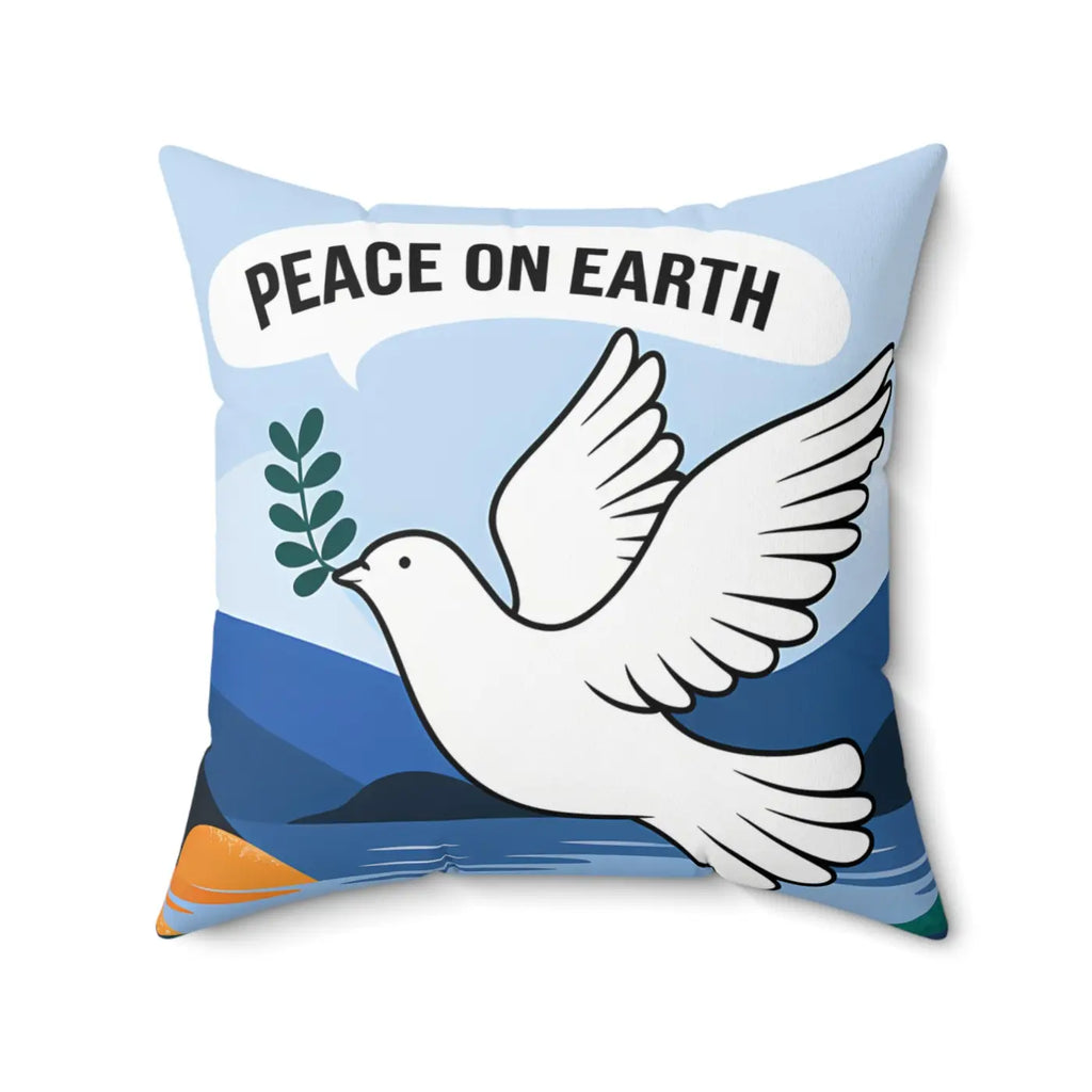 Stylish Spun Polyester Square Pillow - Cozy Home Decor - DipaliZ