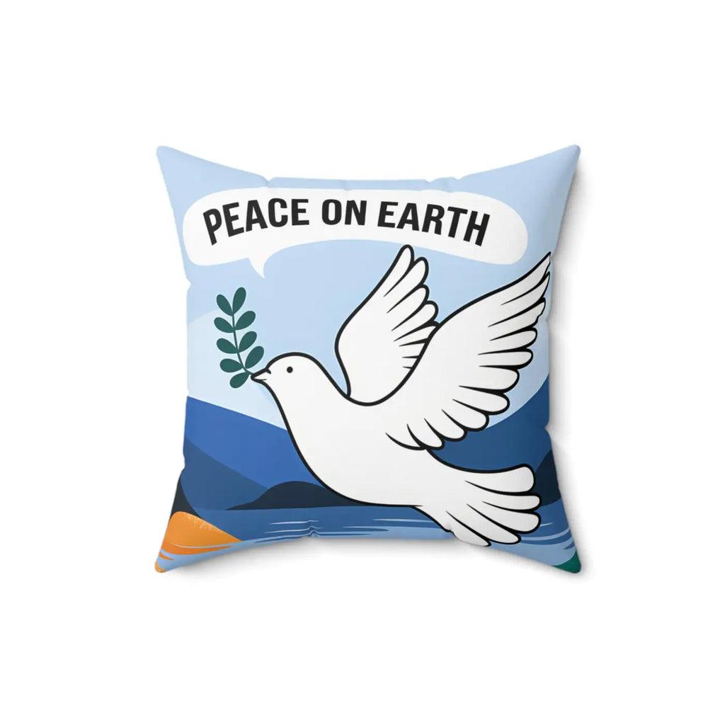 Stylish Spun Polyester Square Pillow - Cozy Home Decor - DipaliZ