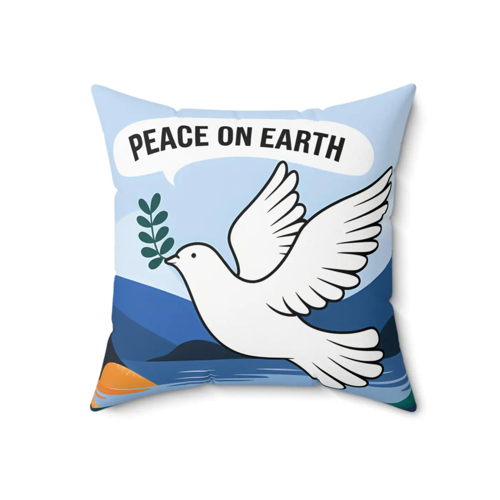 Stylish Spun Polyester Square Pillow - Cozy Home Decor - DipaliZ