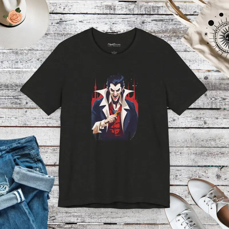 Dracula Unisex Jersey Short Sleeve Tee - Halloween - DipaliZ