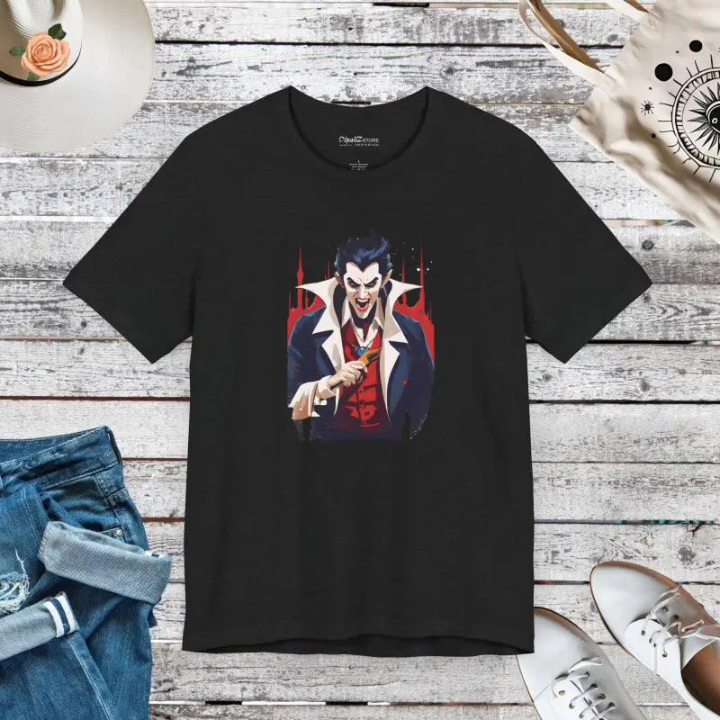 Dracula Unisex Jersey Short Sleeve Tee - Halloween - DipaliZ