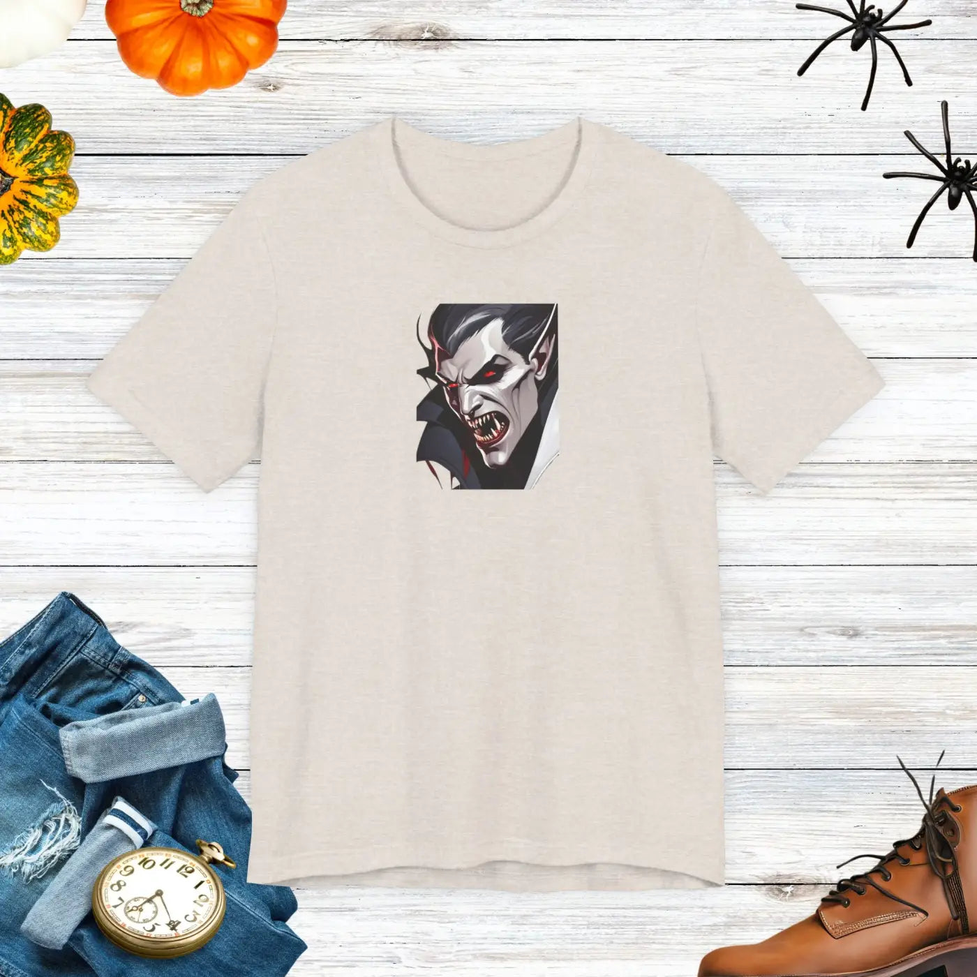 Dracula Unisex Jersey Short Sleeve Tee - Soft Cotton - DipaliZ
