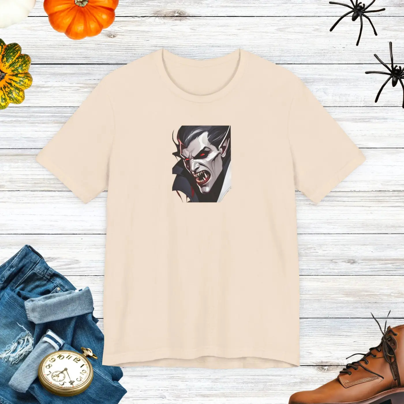 Dracula Unisex Jersey Short Sleeve Tee - Soft Cotton - DipaliZ