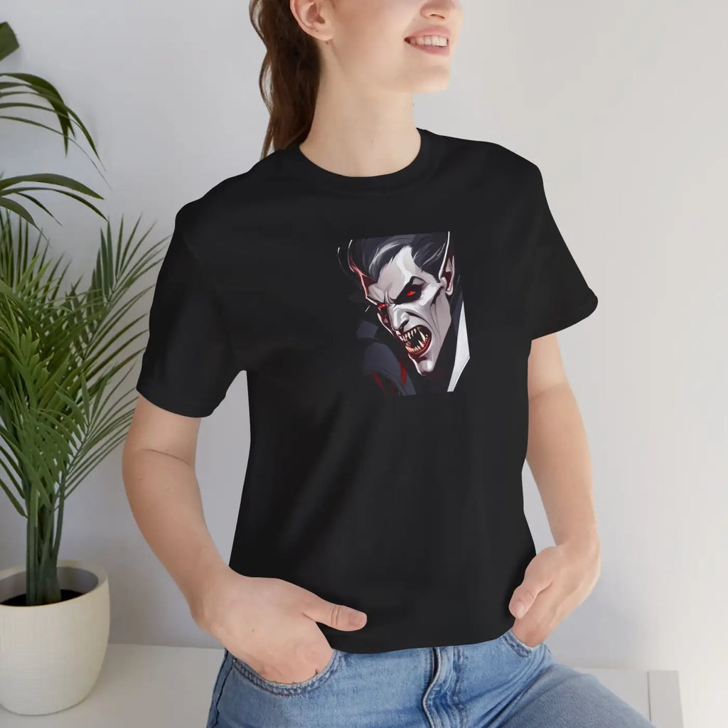 Dracula Unisex Jersey Short Sleeve Tee - Soft Cotton - DipaliZ