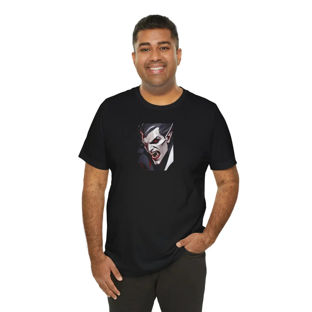 Dracula Unisex Jersey Short Sleeve Tee - Soft Cotton - DipaliZ