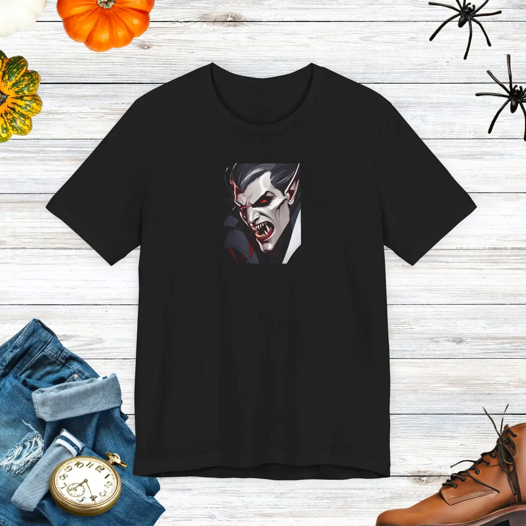Dracula Unisex Jersey Short Sleeve Tee - Soft Cotton - DipaliZ