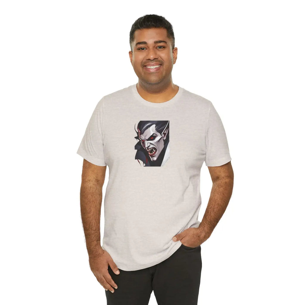 Dracula Unisex Jersey Short Sleeve Tee - Soft Cotton - DipaliZ
