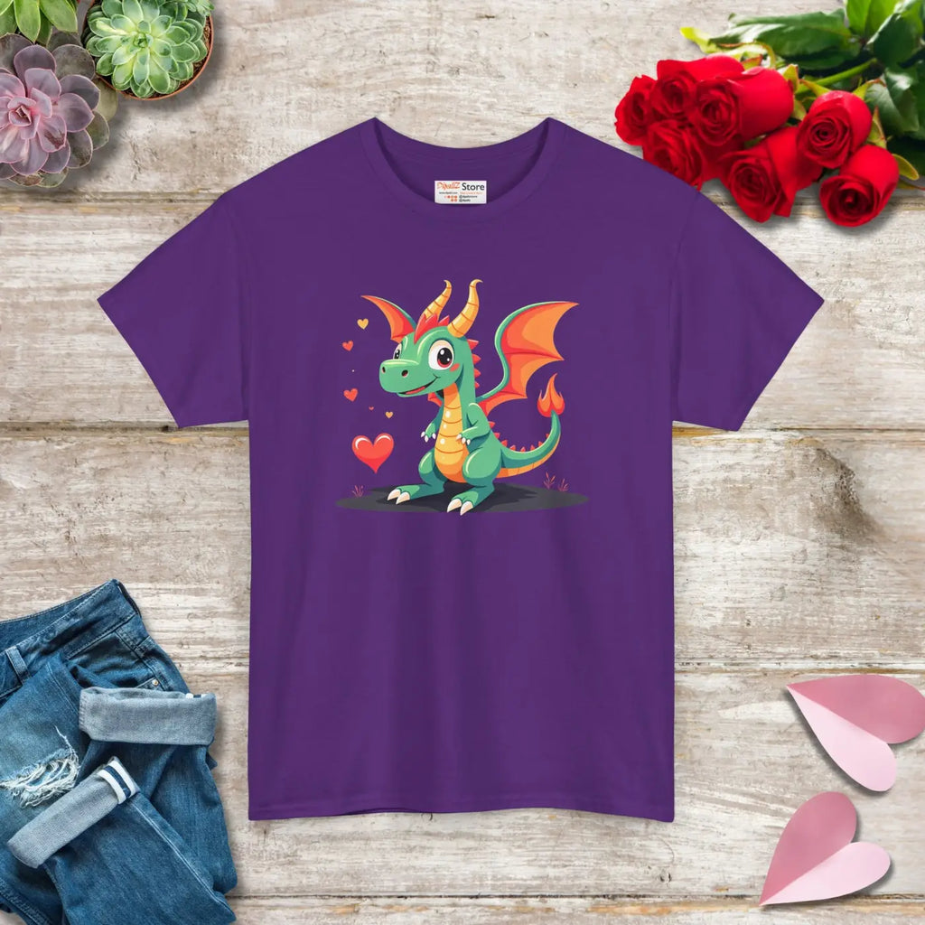 Epic Dragon Hearts Unisex Heavy Cotton Tee - DipaliZ