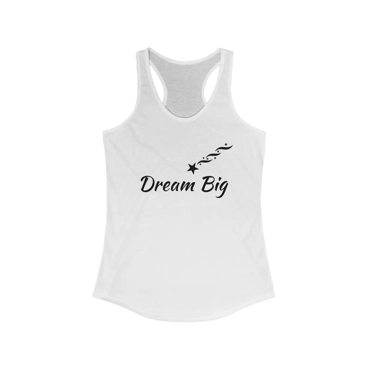 Dream Big Racerback Tank - Eco-Friendly Activewear - DipaliZ