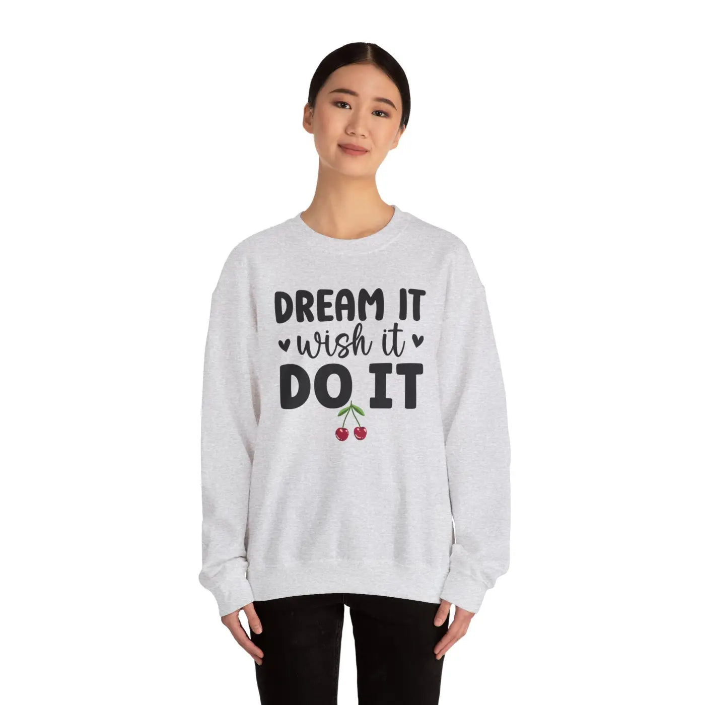 Cozy Unisex Heavy Blend Crewneck Sweatshirt - Dream It Do It - DipaliZ