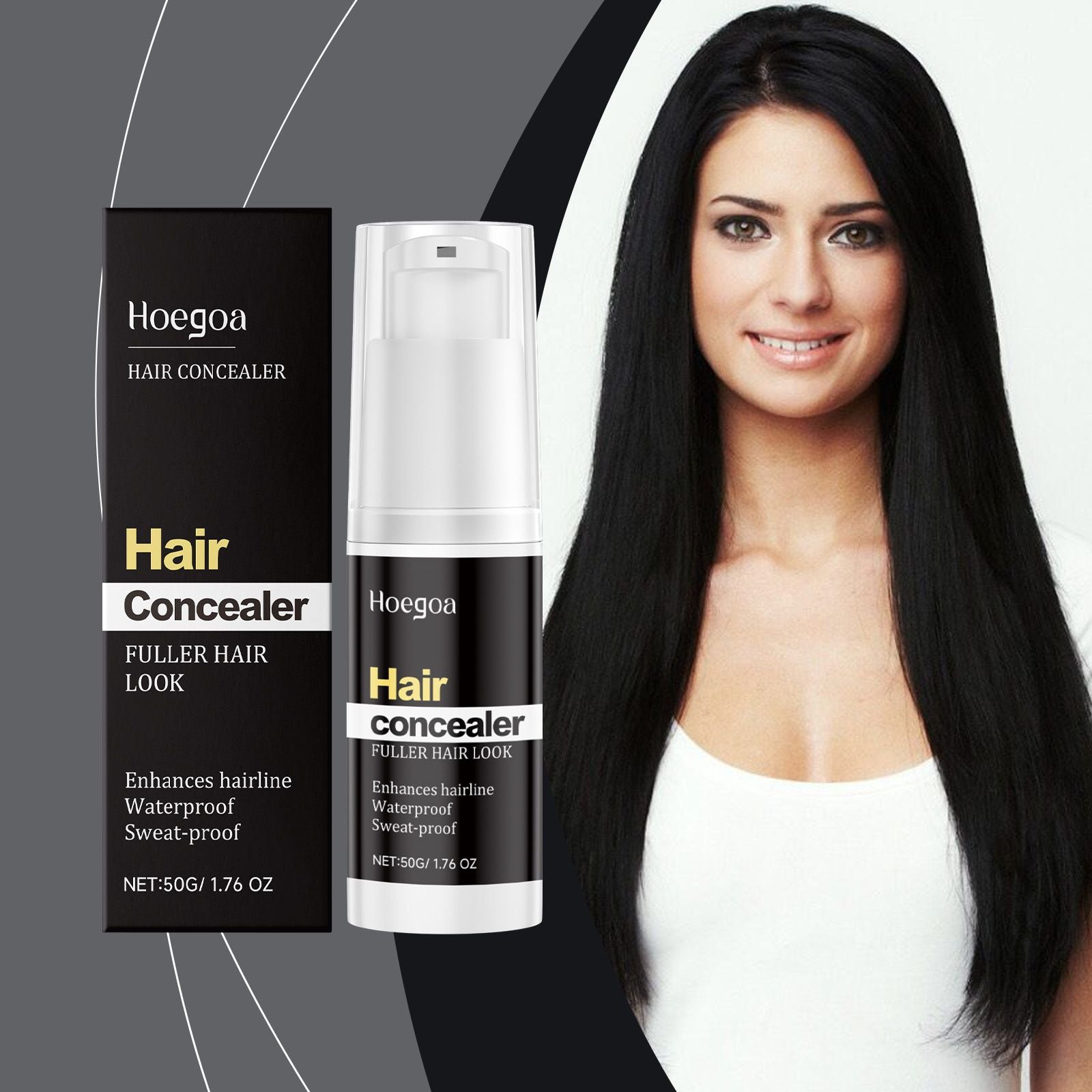 Hoegoa Hairline Concealer Scalp Coverage Hair Thickening Daily Hair Concealer