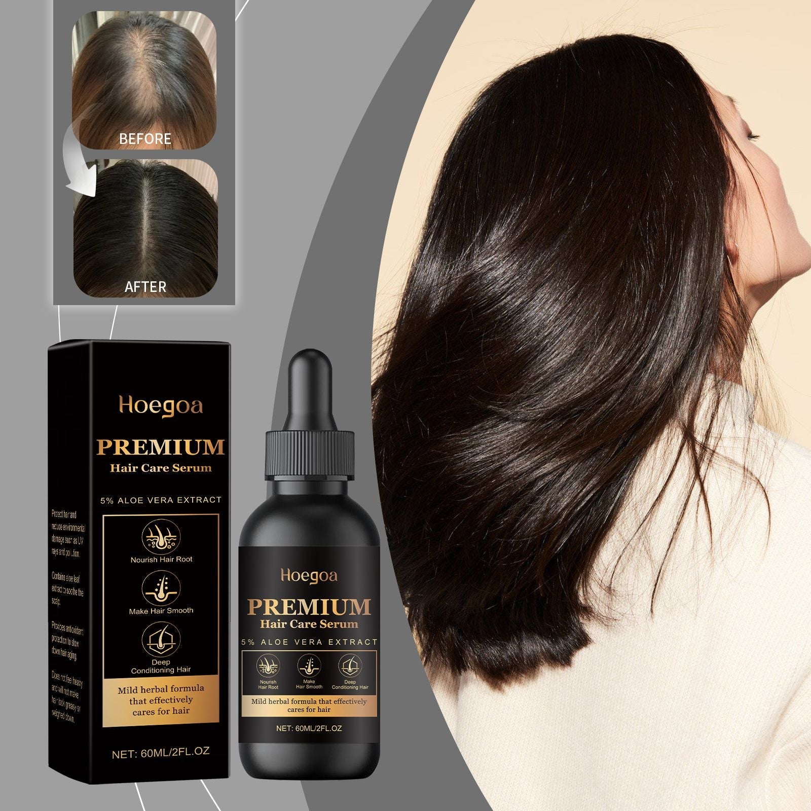 Hoegoa Hair Essence Batana Nourishes Hair, Softens, Brightens And s Hair Quality