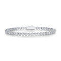 Starry Sky - Fashionable bracelet and Bangle jewelry set with Moissanite S925 sterling silver and Platinum-plated diamond