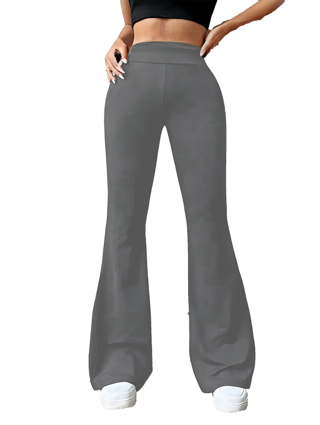 3pcs Butt-Lifting Flare Yoga Pants – High Waist, Ultra Stretch, Naked Feel Leggings for Women