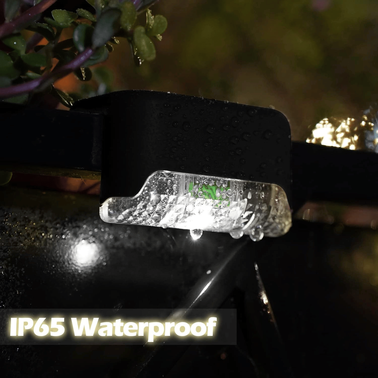 8/16/32 solar outdoor deck lights, garden lights, atmosphere lights, LED walk lights, light source control, suitable for balconies, terraces, stair fences, courtyards, gardens, villas, driveways.
