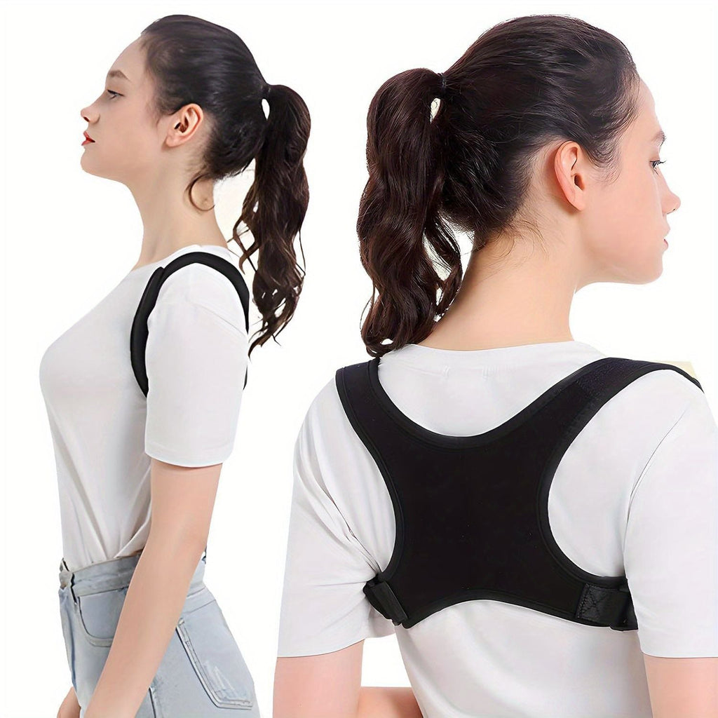 Adjustable Posture Corrector Back Brace for Women & Men - Grade Spinal with Upper/ Lower Body Alignment, , Posture Improvement, Daily & Gym Use, Comfort Fit (Hand Wash Only) - Recommended Device