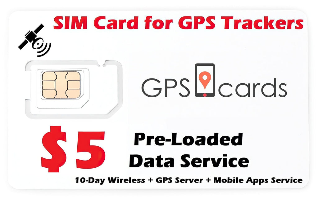 GPS cards for GPS Tracker GPS-408A with Over speed alarm & Portable Battery