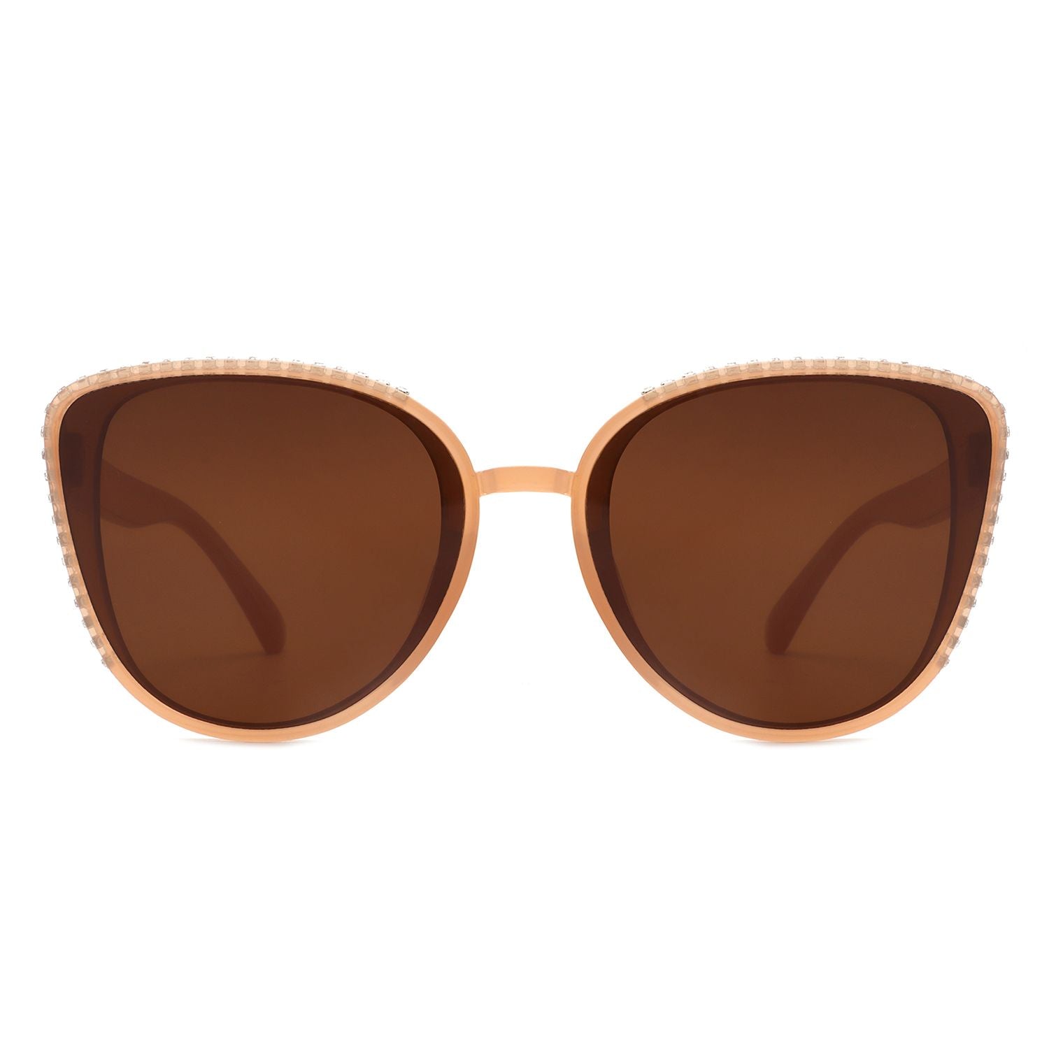 Women Rhinestone Fashion Cat Eye Sunglasses