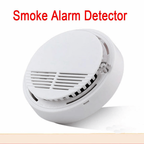 Smoke Alarm Detector Home Fire Safety Sensor Alert Battery Included (Logistics only For USPS.TK/TMEU only For self-pickup)