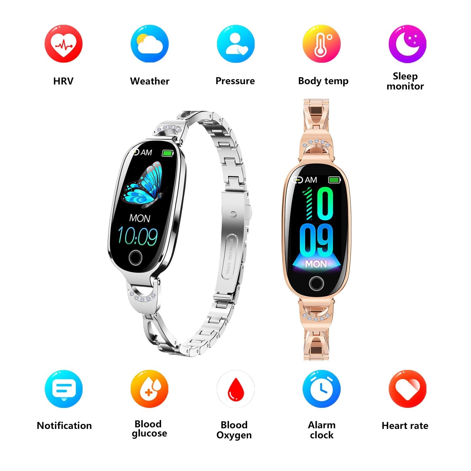 2025 New Health Guardian Smart Watch 1.1" HD - Answer/Call & Blood Oxygen/BP Monitor, IP67 Showerproof Fitness Tracker , 24/7 Heart Rate Sleep Pedometer