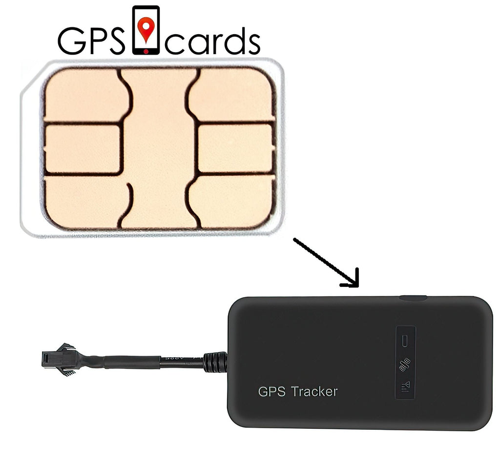 GPS cards for GPS Tracker GPS-408A with Over speed alarm & Portable Battery