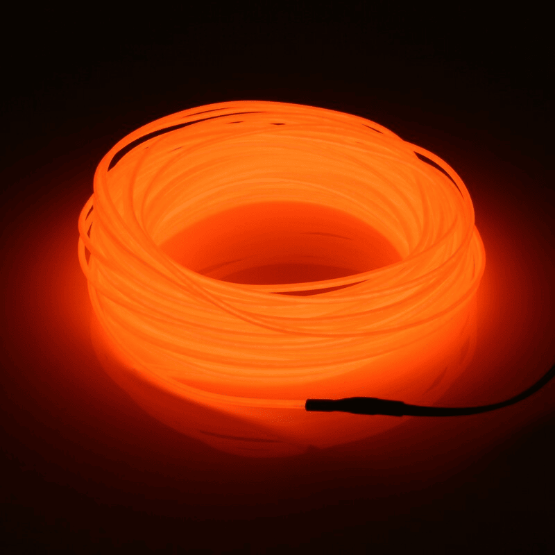 Neon LED Light Glow EL Wire String Strip Rope Tube Decor Car Party + Controller
