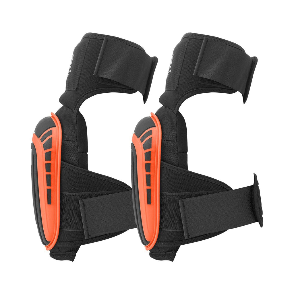 VEVOR Knee Pads for Work, Extended Heavy Duty Construction Knee Pads with 2 Extension Straps, Anti-Slip Foam Gel Knee Pads, Men & Women, for Gardening Flooring Roofing and Cleaning, Black and Orange