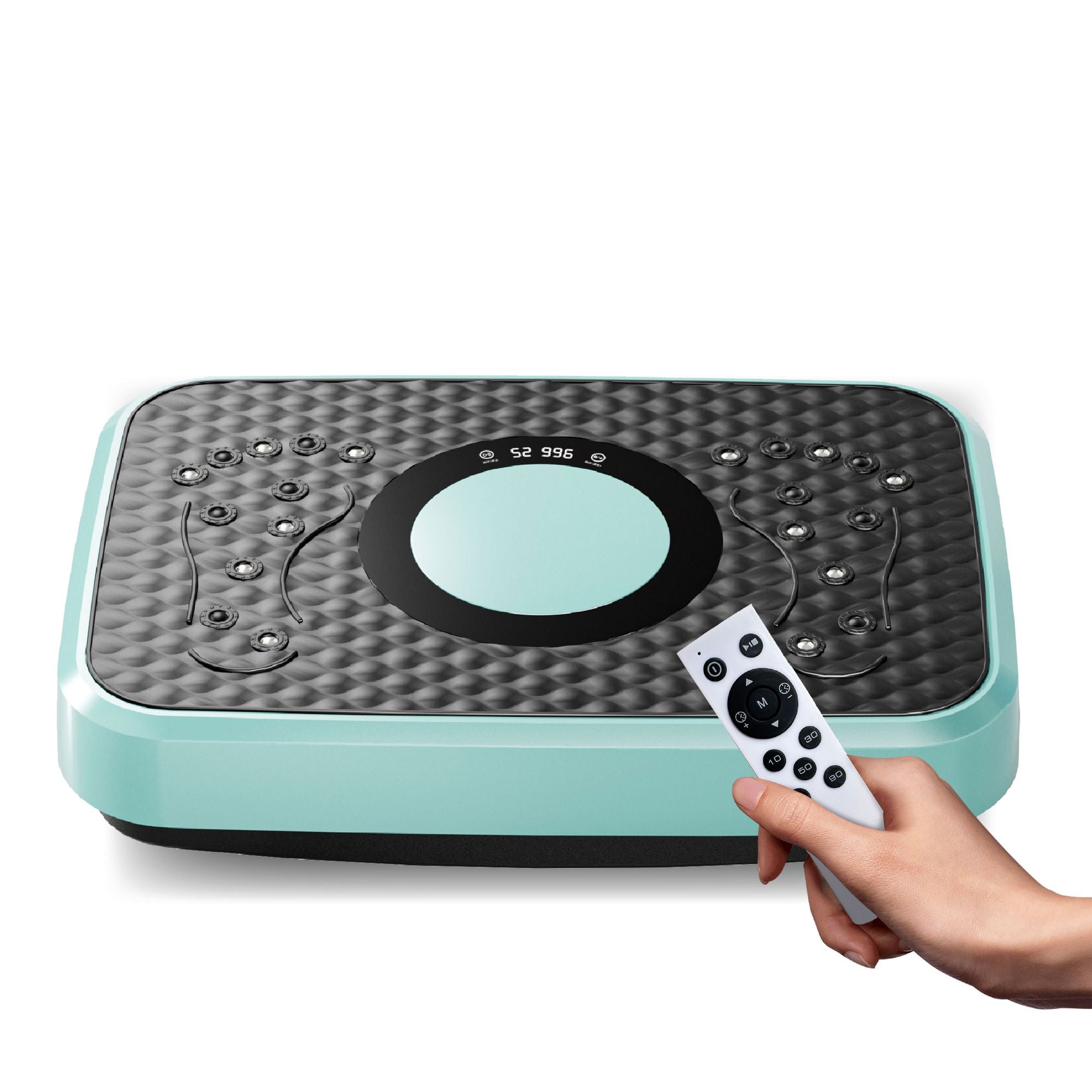 Vibration Plate Fitness Platform, Whole Body Exercise Machine for Lymphatic Drainage, Shaking Workout Board with 120 Speed Levels, Fat Burner and Weight Loss Equipment for Men and Women.