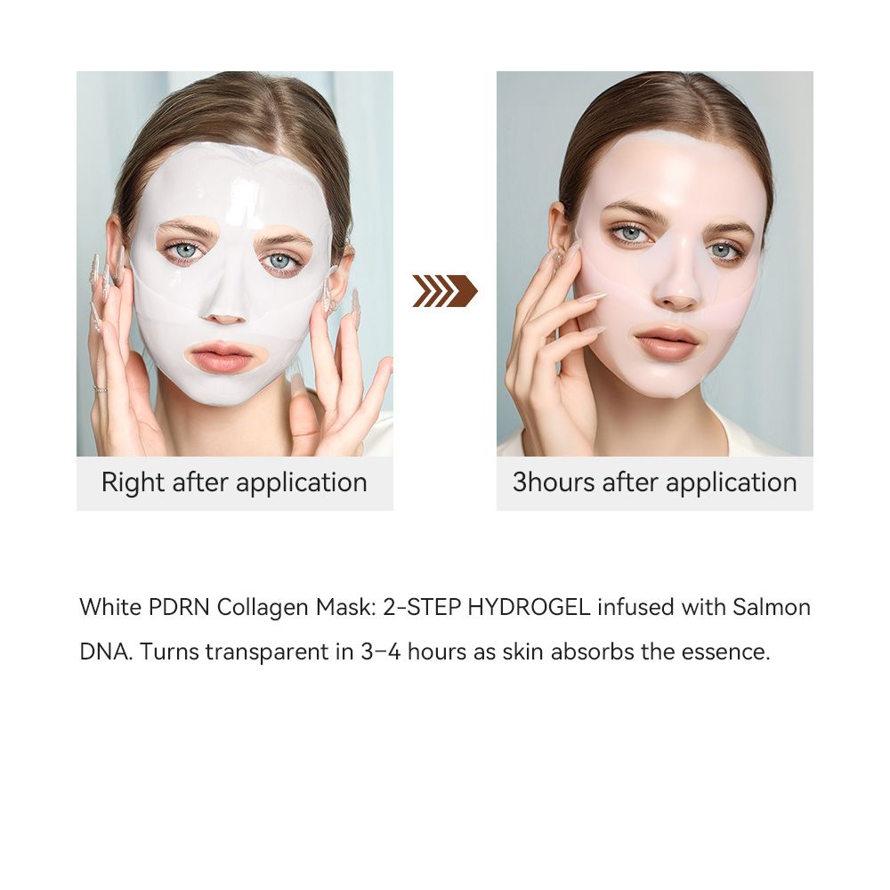 5 SHEETS/BOX Collagen Real Deep Face Masks Skincare Facial Masks for Women Skin Care Hydrating Firmness & Elasticity Support
