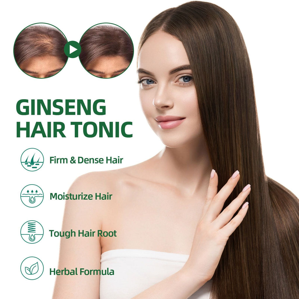 OUHOE Ginseng Liquid, Ginseng Essence Moisturizes Hair, Hair s Loss And Care Spray