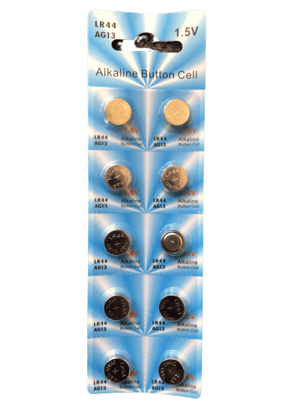 LR44 10 PACK LR44 AG13 A76 L1154 357 303 LED Button 1.5V Cell Alkaline Battery