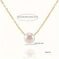 Lxalry Minimalist Bohemian Necklace with Freshwater Pearl Pendant, 18K Gold Plated Delicate Chain, Perfect for Women's Fashion Accessories, Ideal Gift for Birthdays, Anniversaries & Special Occasions