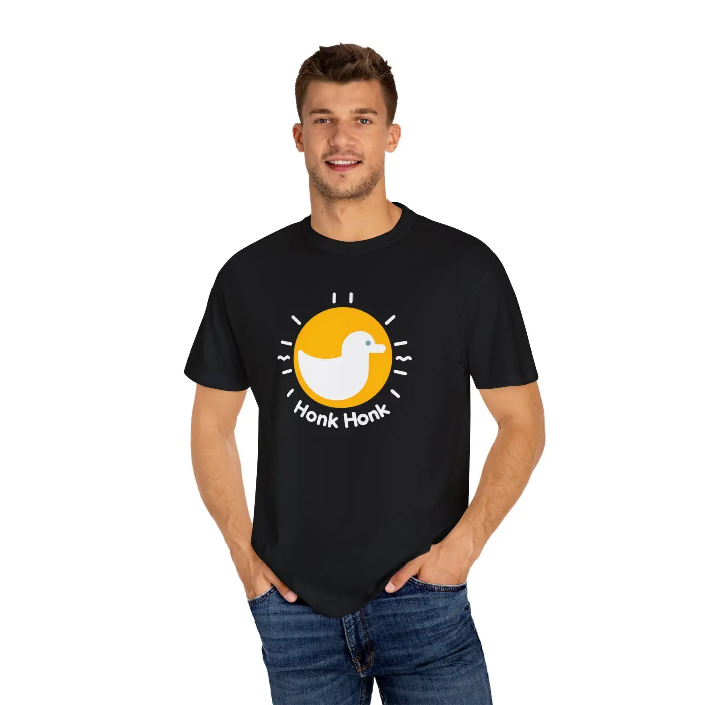Duck Honk T-Shirt - Playful Everyday Comfort - DipaliZ