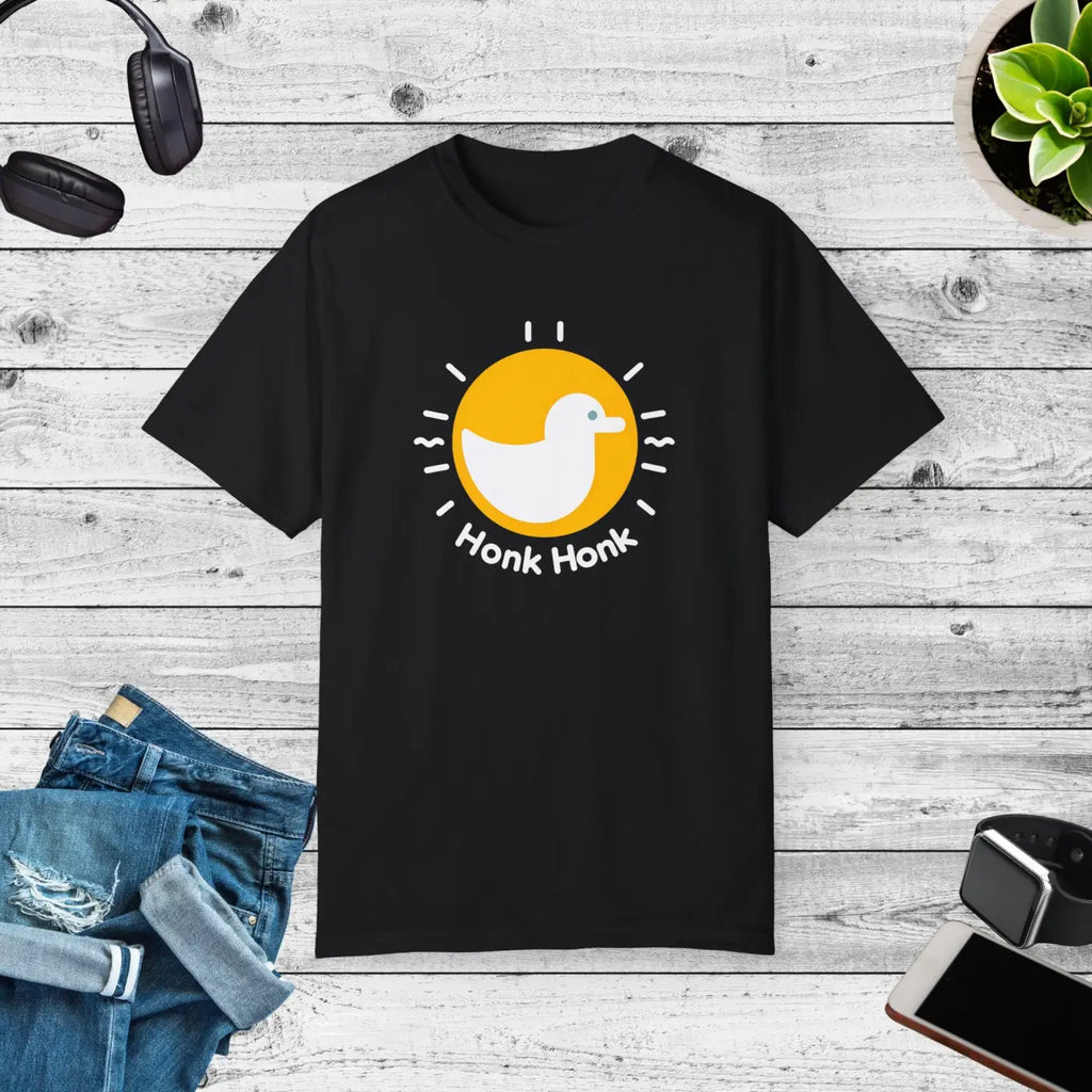 Duck Honk T-Shirt - Playful Everyday Comfort - DipaliZ
