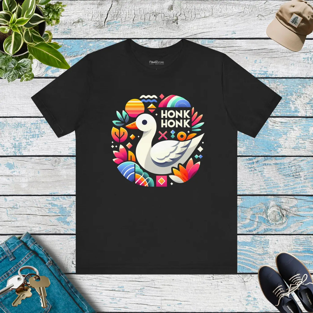 Duck Honk Honk Unisex Jersey Tee - Laid-Back Style - DipaliZ