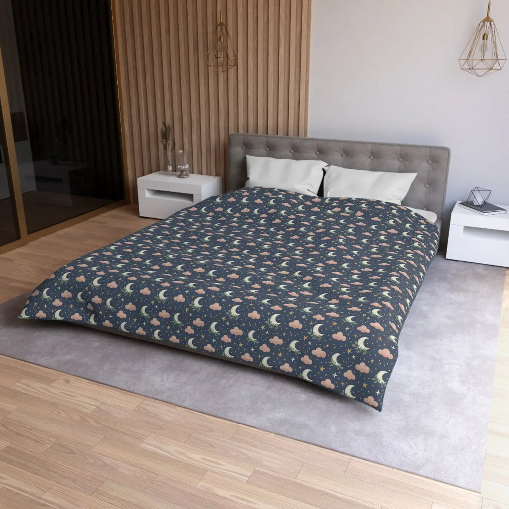 Midnight Sky Duvet Cover - Brushed Polyester Microfiber - DipaliZ