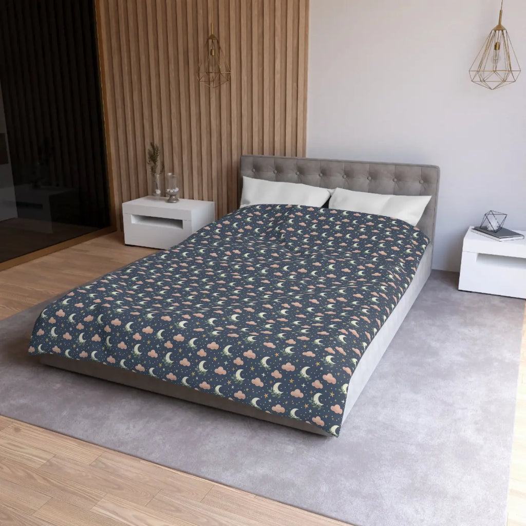 Midnight Sky Duvet Cover - Brushed Polyester Microfiber - DipaliZ