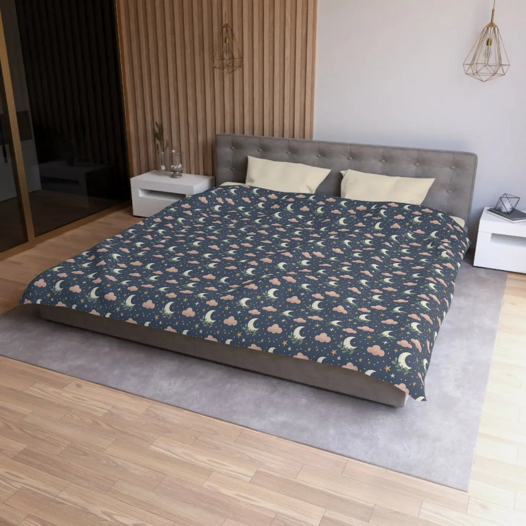 Midnight Sky Duvet Cover - Brushed Polyester Microfiber - DipaliZ