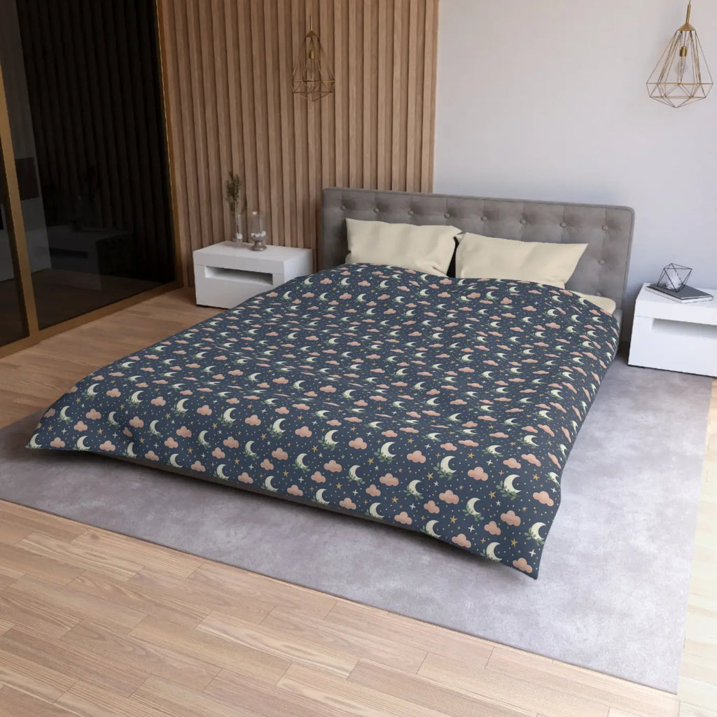 Midnight Sky Duvet Cover - Brushed Polyester Microfiber - DipaliZ