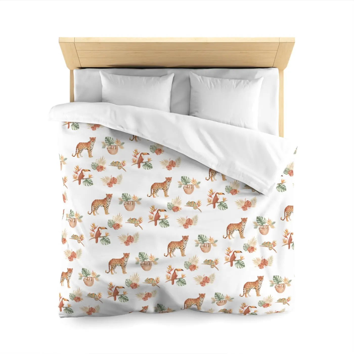 Tropical Floral Duvet - Exotic Paradise Escape - DipaliZ